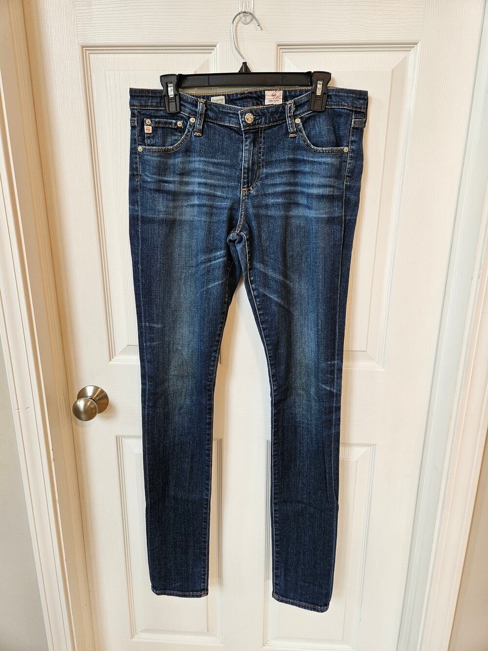 AG Adriano Goldschmied Legging Super Skinny Jeans Women 32 Dark Wash USA